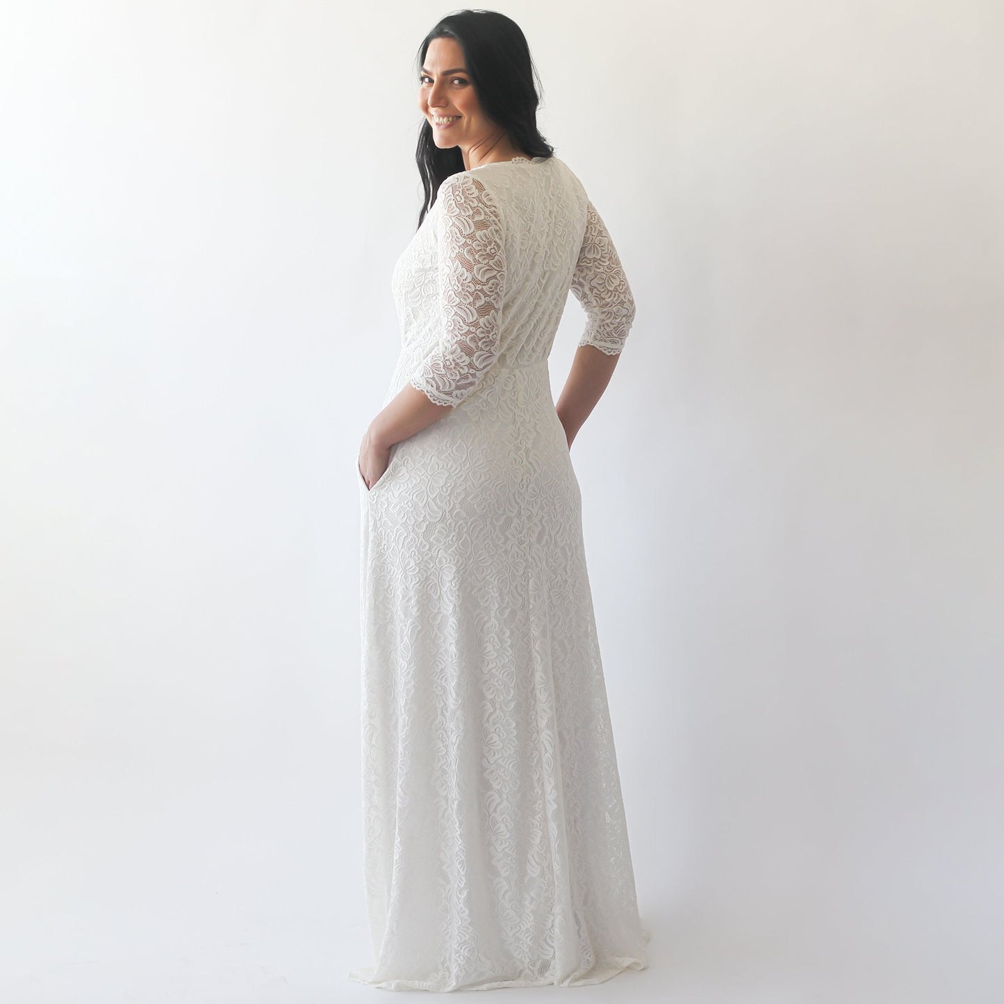 Timeless Ivory Lace Wedding Dress