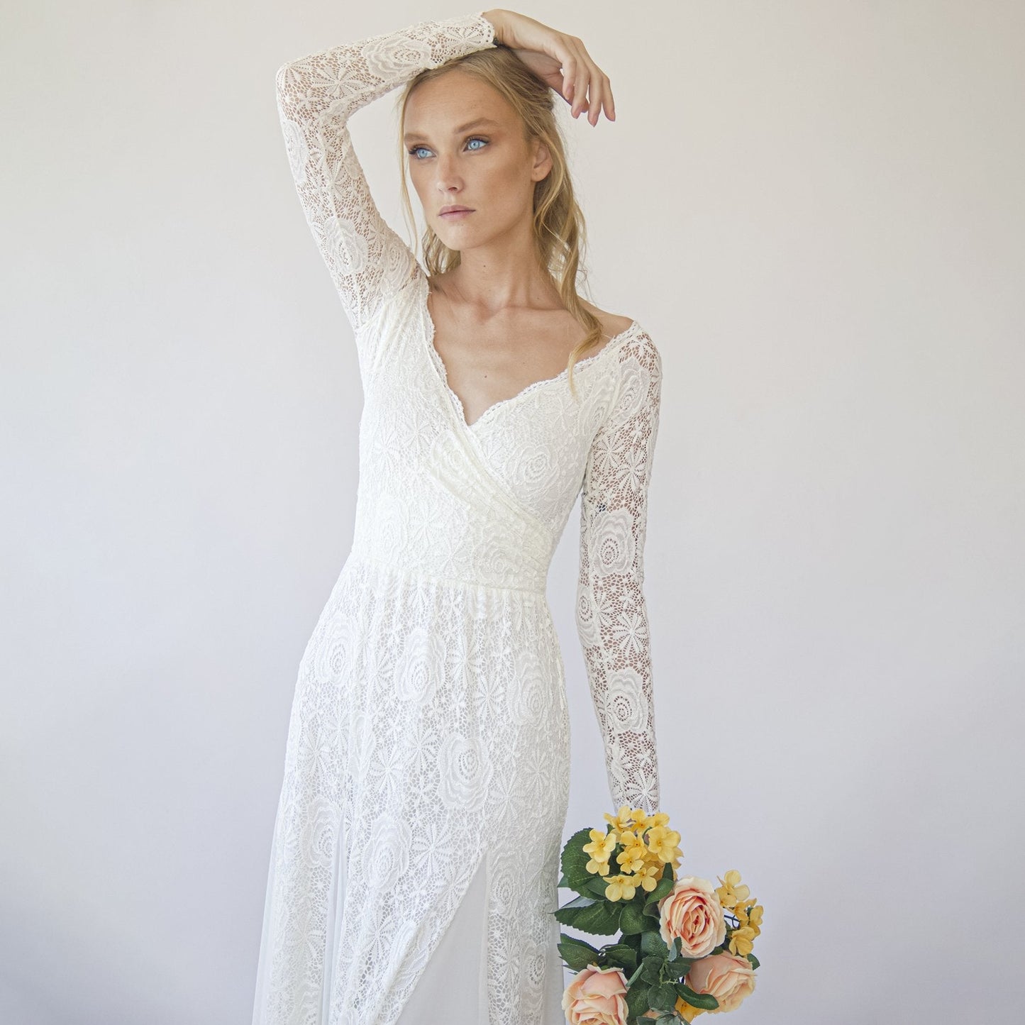 Luciana di Fiore Lace Gown