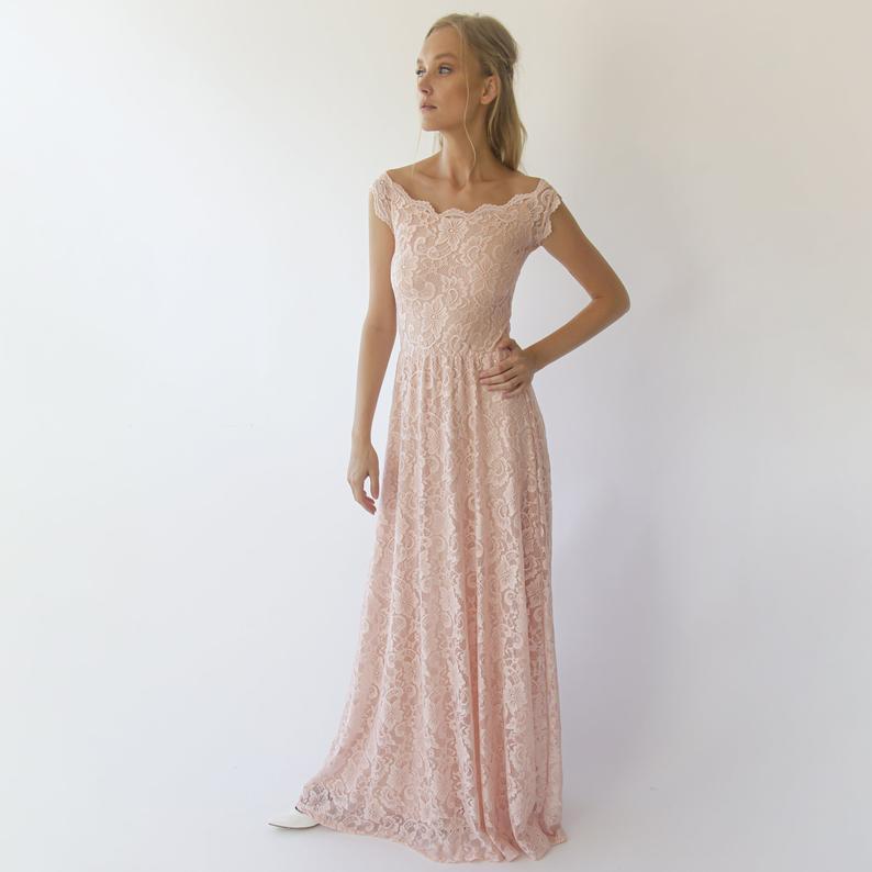 Esmée Rosette Lace Gown